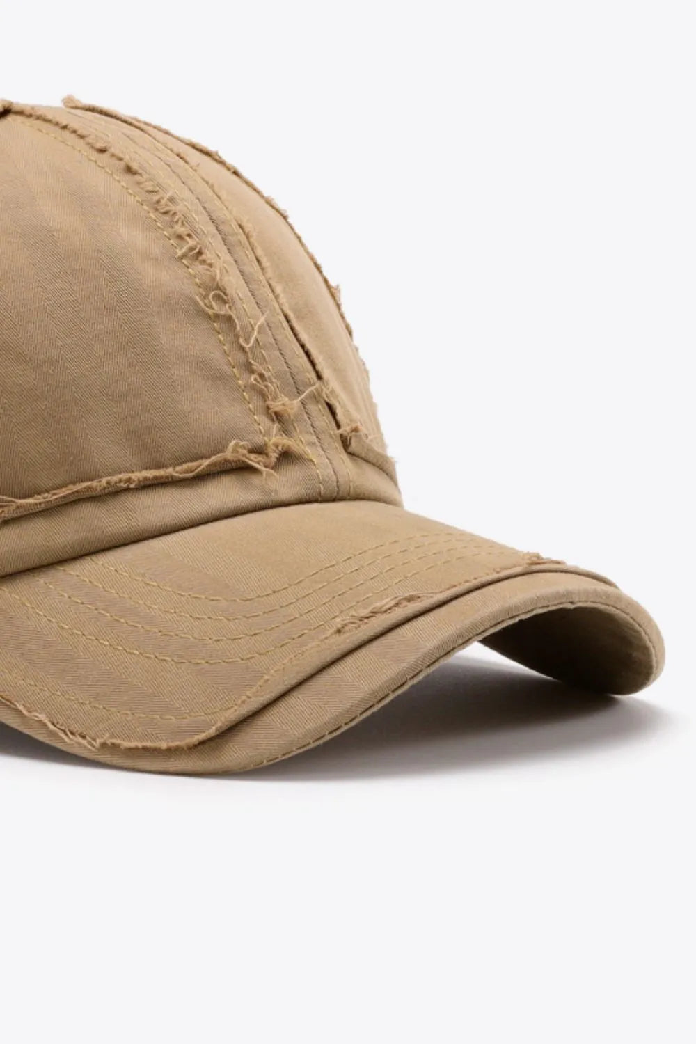 Distressed Adjustable Baseball Cap - Wellen Fashion