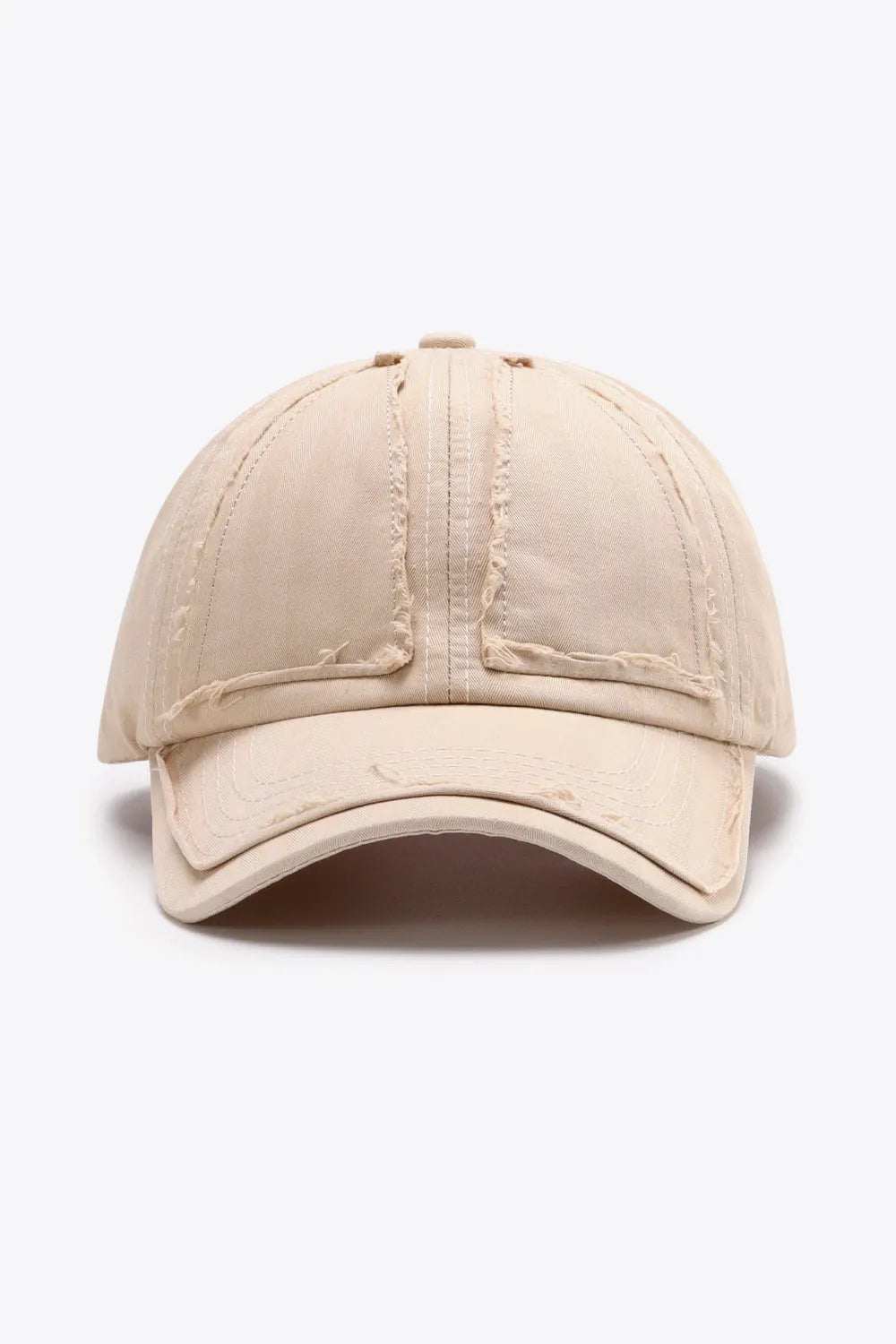 Distressed Adjustable Baseball Cap - Wellen Fashion