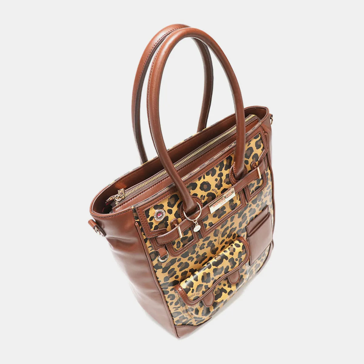 Nicole Lee USA Leopard Large Tote Bag - Wellen Fashion