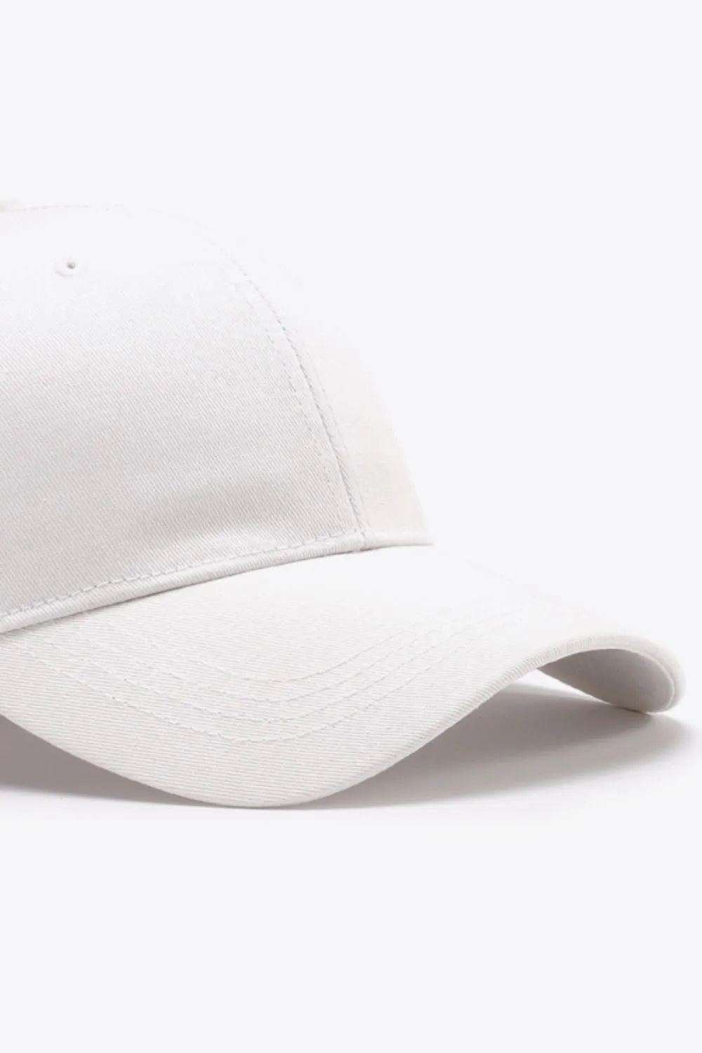 Plain Adjustable Cotton Baseball Cap - Wellen Fashion