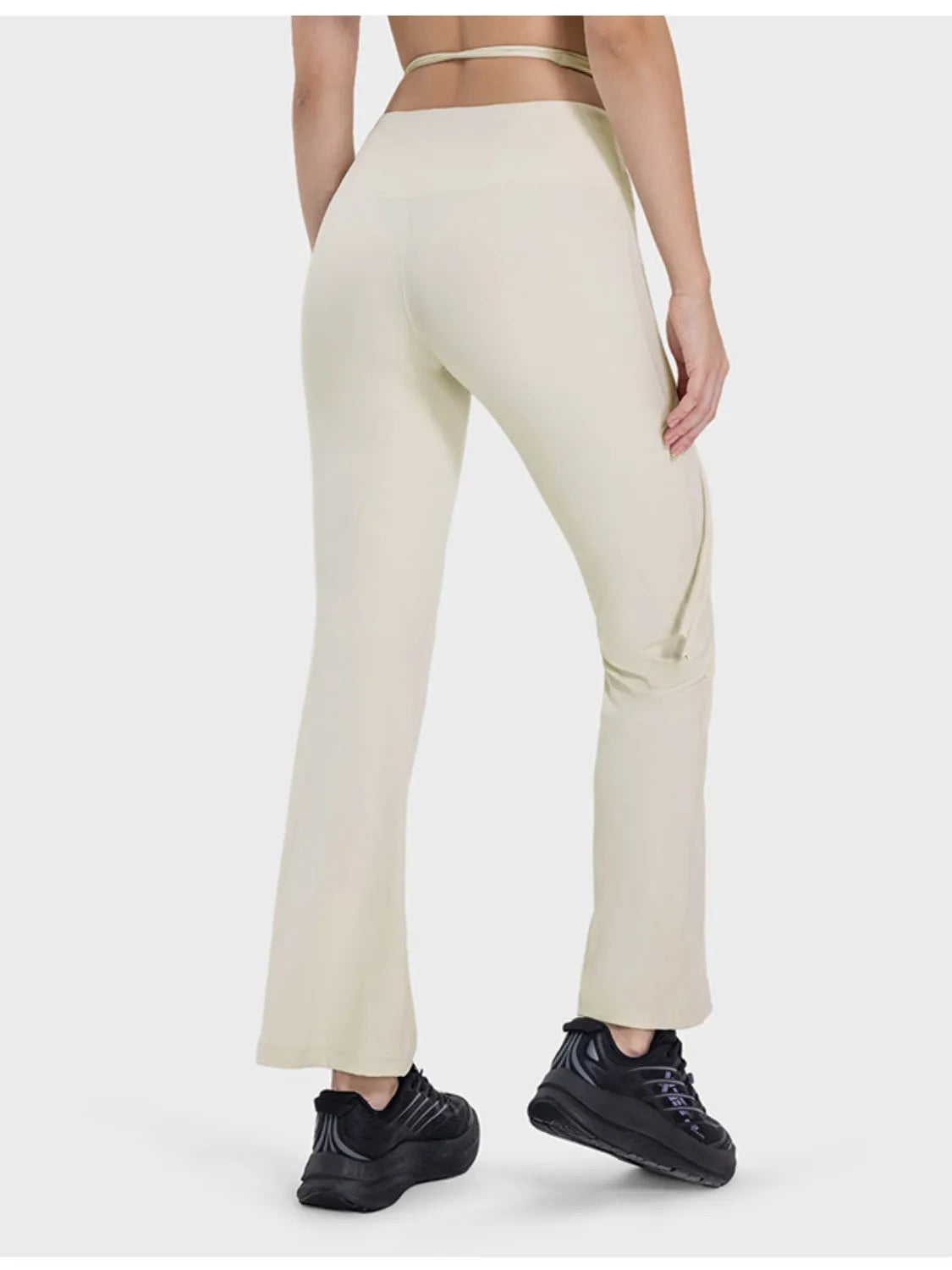 Millennia Tied Mid-Rise Waist Active Pants - Wellen Fashion