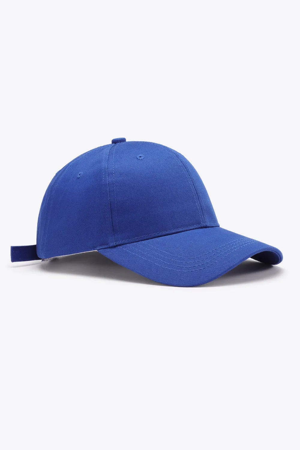 Plain Adjustable Cotton Baseball Cap - Wellen Fashion