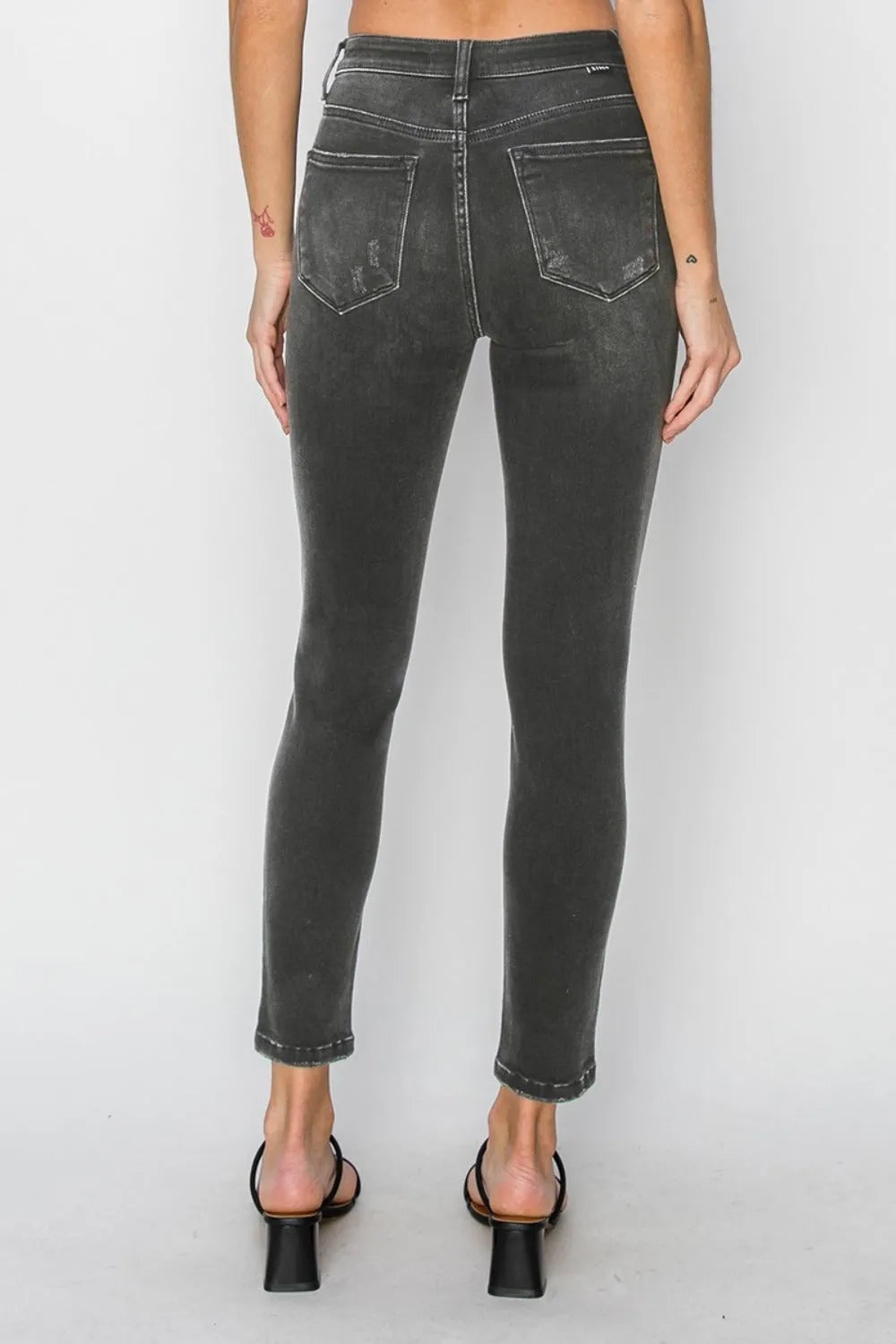 RISEN Full Size High Rise Ankle Skinny Jeans - Wellen Fashion