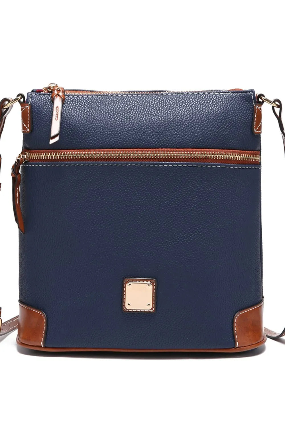 PU Leather Crossbody Bag - Wellen Fashion