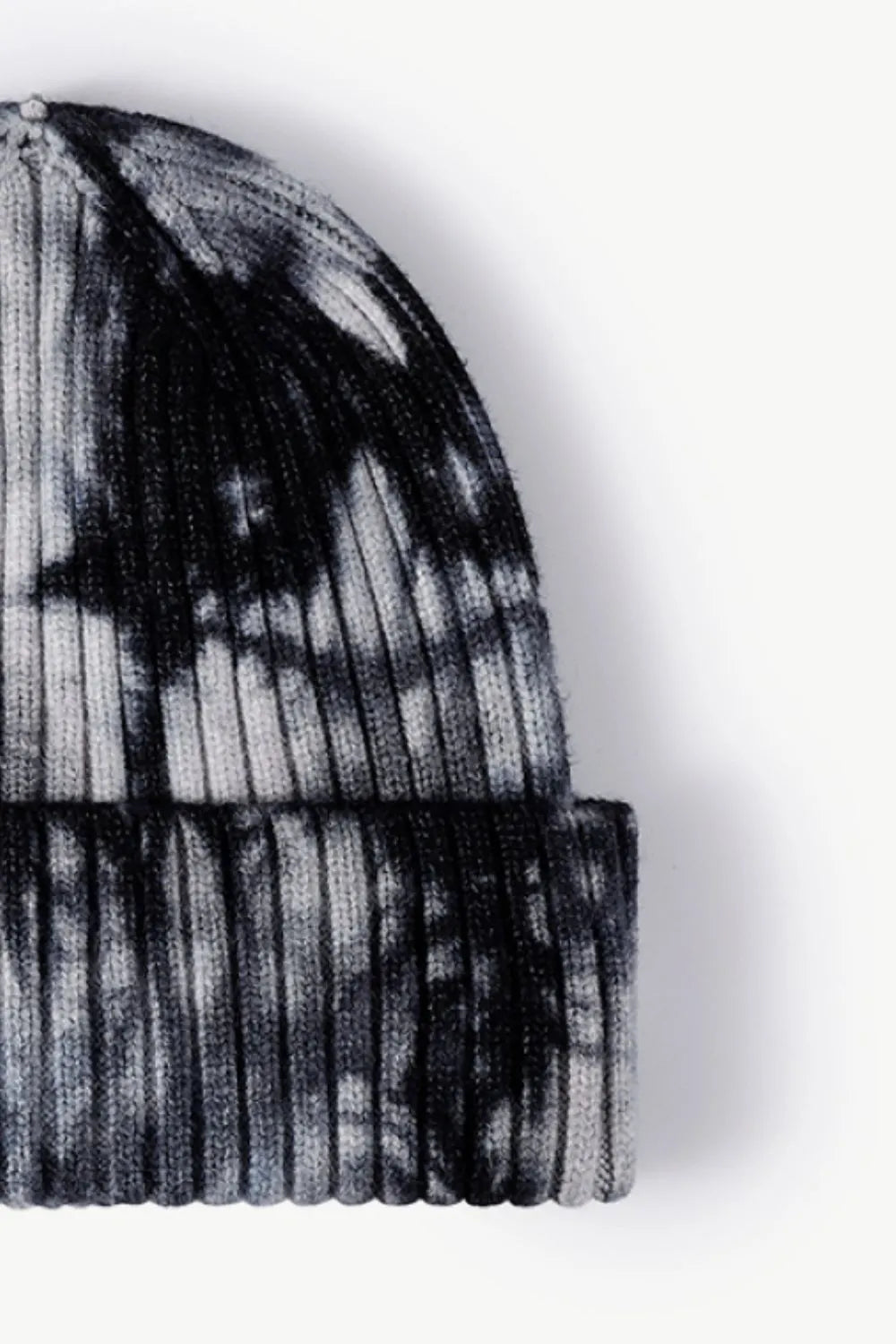 Tie-Dye Ribbed Cuffed Beanie - Wellen Fashion