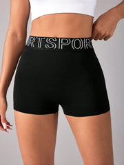 High Waist Active Shorts - Wellen Fashion