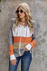 Zip-Up Raglan Sleeve Openwork Hooded Cardigan - Wellen Fashion