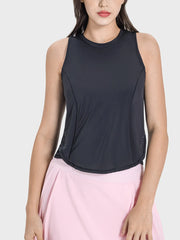 Millennia Round Neck Active Tank - Wellen Fashion