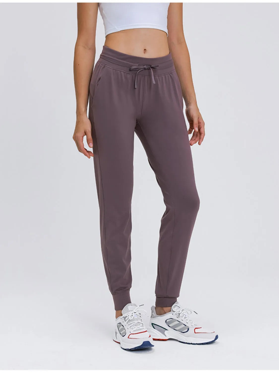 Millennia Double Take Tied Joggers with Pockets - Wellen Fashion