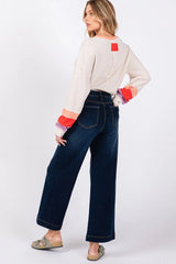 SAGE + FIG High Waist Wide Leg Jeans - Wellen Fashion