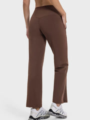 Millennia Pocketed High Waist Active Pants - Wellen Fashion