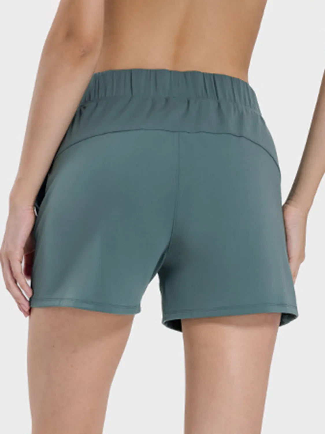 Millennia Elastic Waist Active Shorts - Wellen Fashion