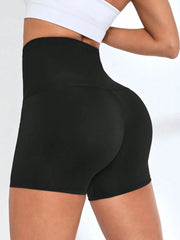 High Waist Active Shorts - Wellen Fashion