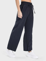 Millennia Drawstring Pocketed Active Pants - Wellen Fashion