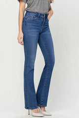 Vervet by Flying Monkey High Waist Bootcut Jeans - Wellen Fashion