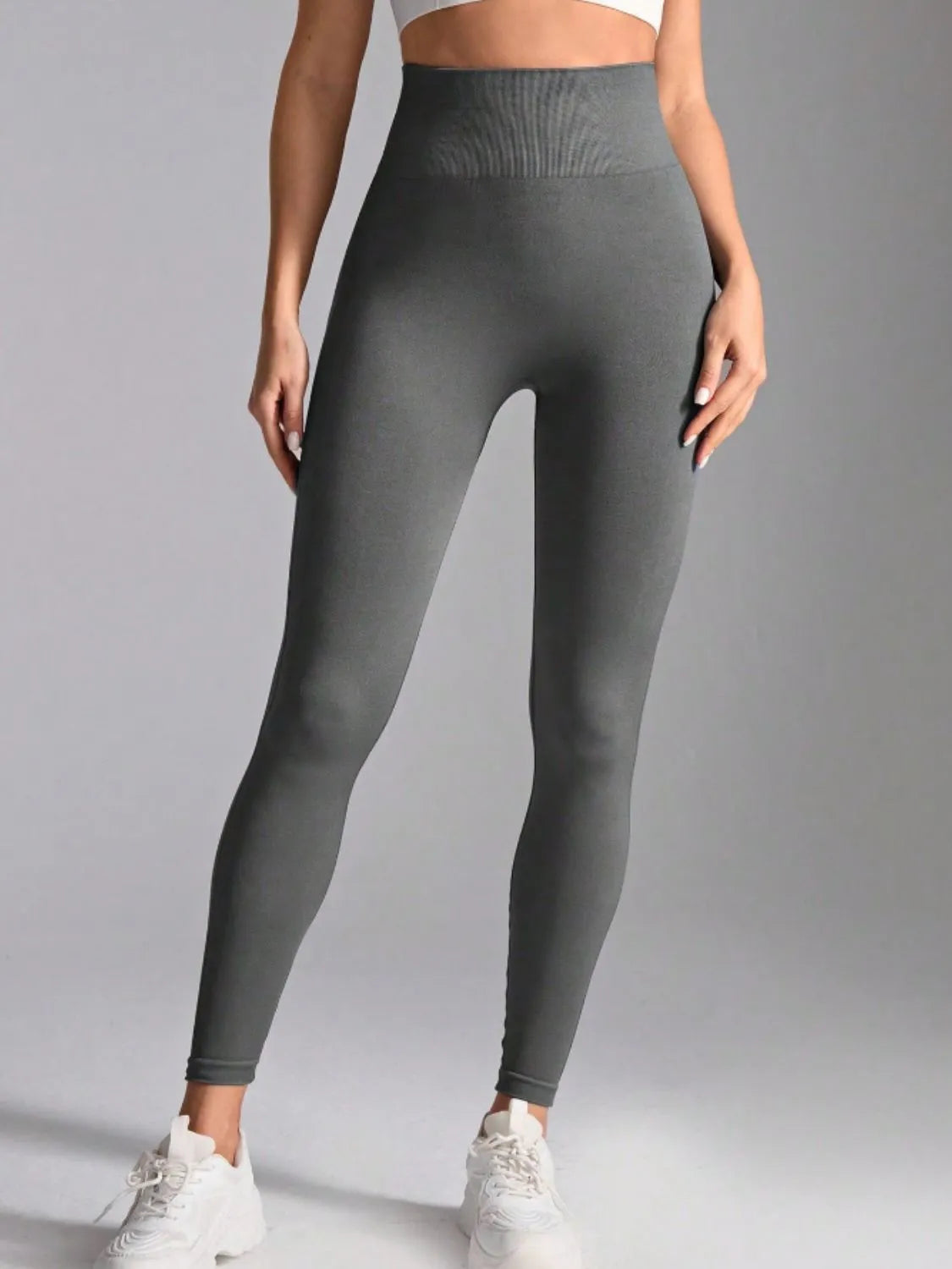 High Waist Active Leggings - Wellen Fashion