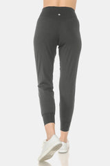 Leggings Depot Wide Waistband Slim Active Joggers - Wellen Fashion