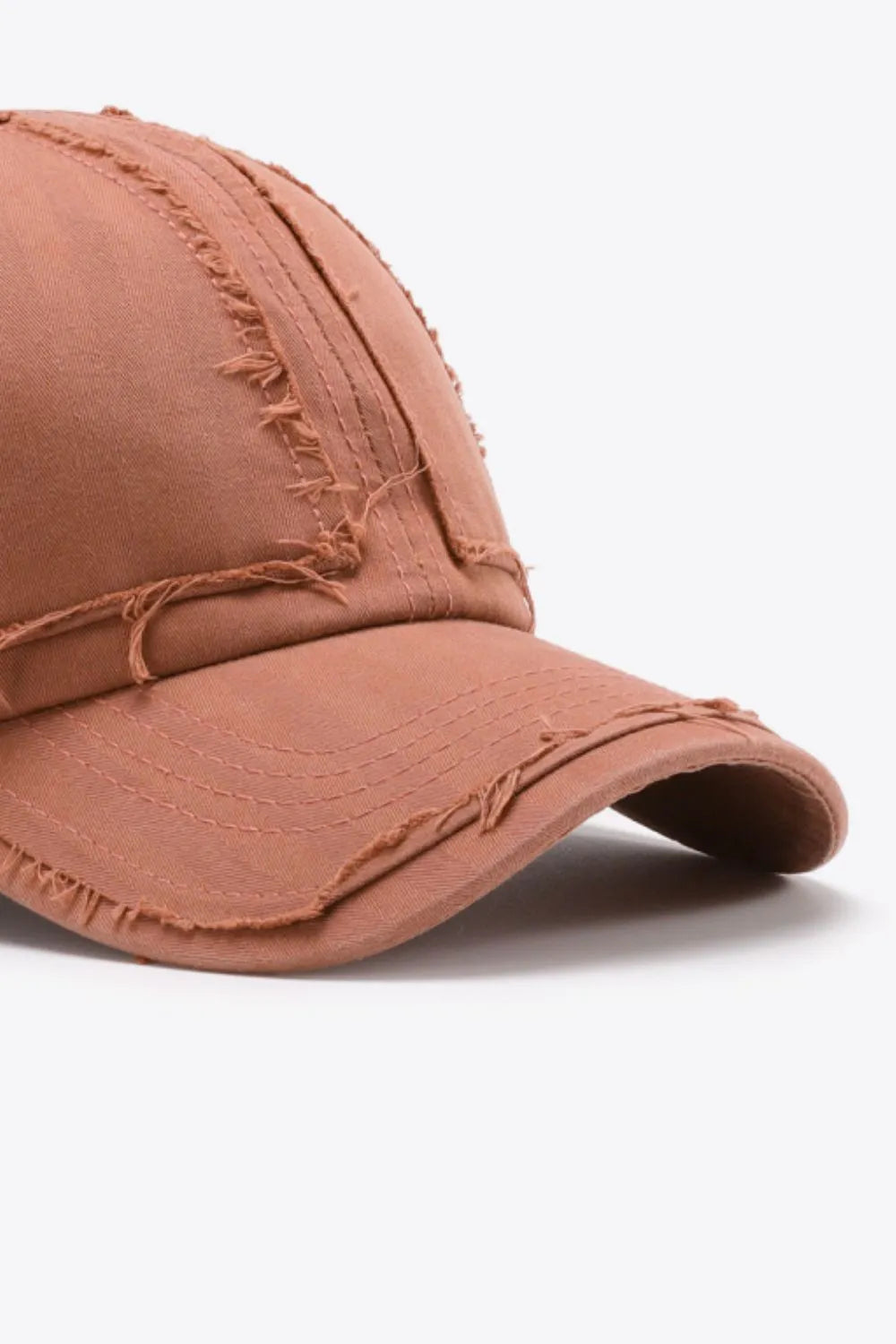 Distressed Adjustable Baseball Cap - Wellen Fashion