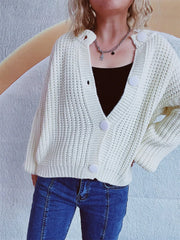 Button Up Long Sleeve Cardigan