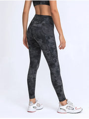 Millennia Wide Waistband Leggings with Pockets - Wellen Fashion