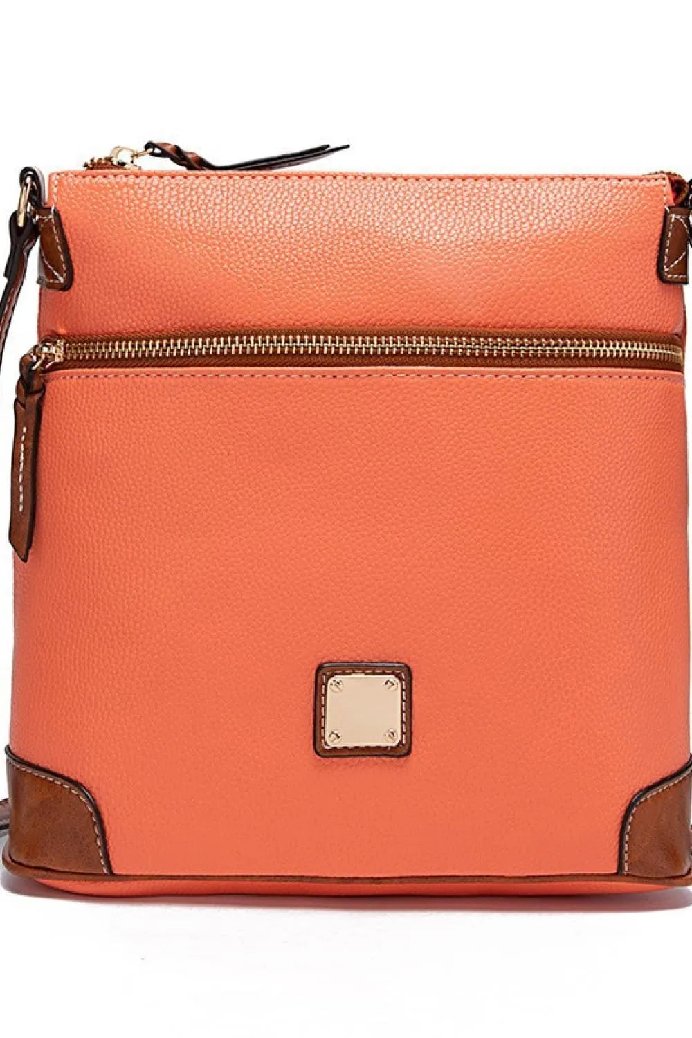 PU Leather Crossbody Bag - Wellen Fashion