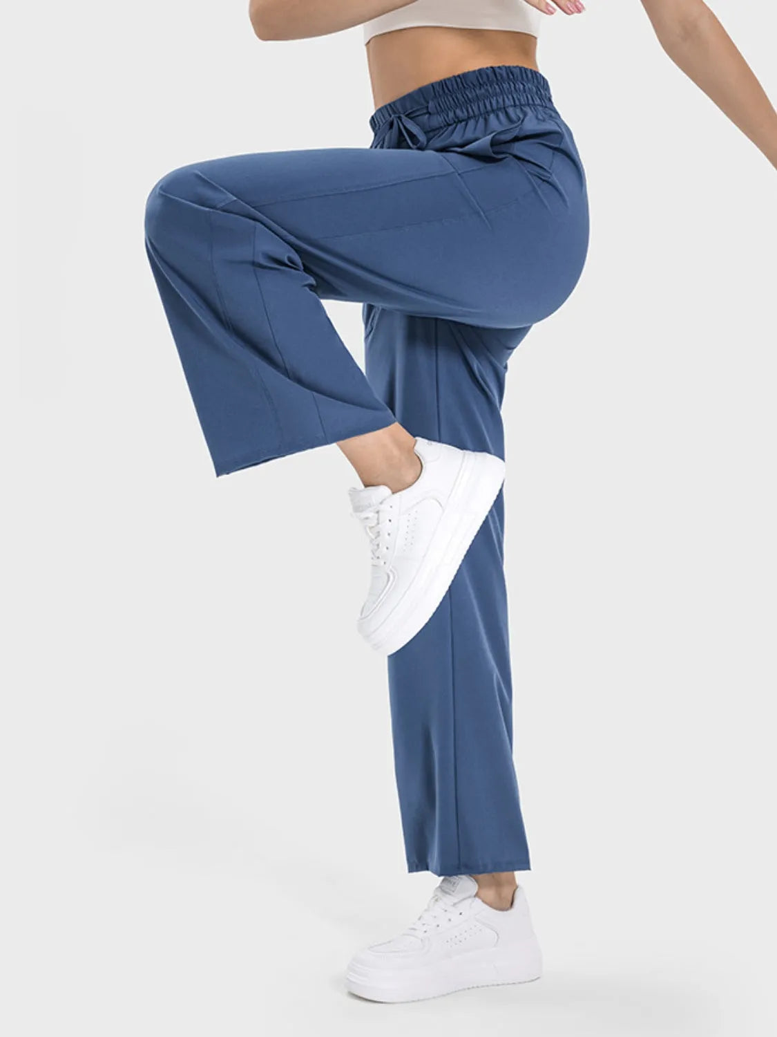 Millennia Drawstring Pocketed Active Pants - Wellen Fashion