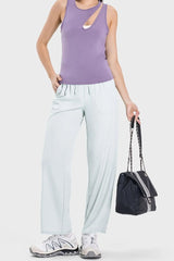 Millennia Drawstring Pocketed Active Pants - Wellen Fashion