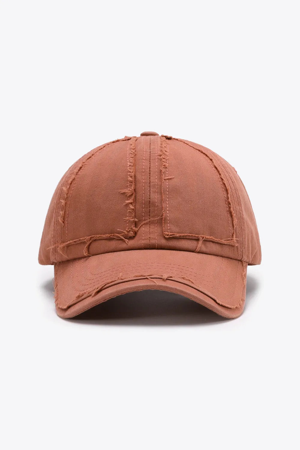 Distressed Adjustable Baseball Cap - Wellen Fashion