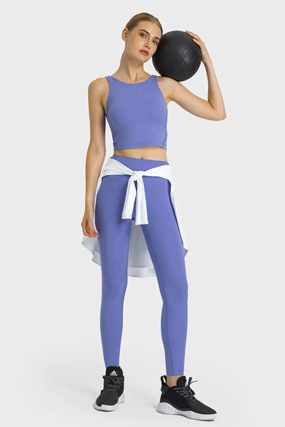 Millennia High Waist Active Pants - Wellen Fashion