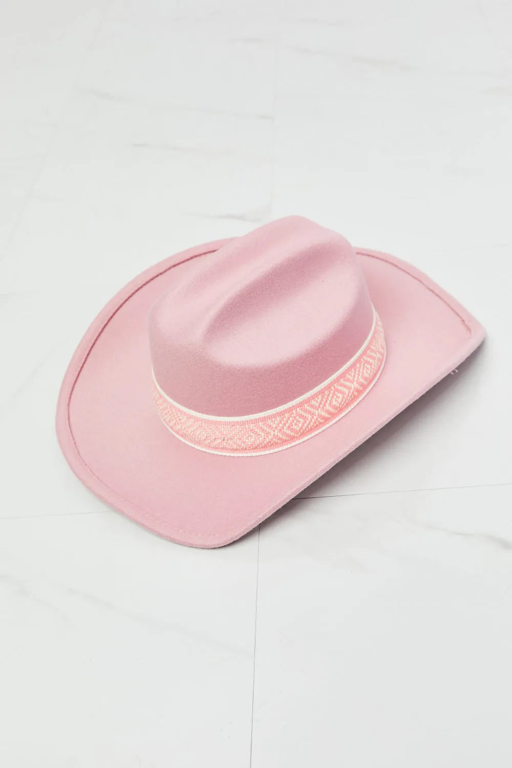 Fame Western Cutie Cowboy Hat in Pink - Wellen Fashion