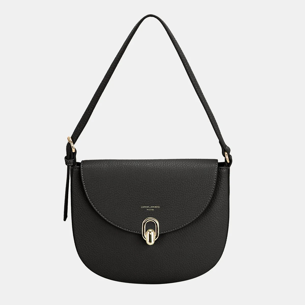 David Jones Metal Buckle Shoulder Bag - Wellen Fashion