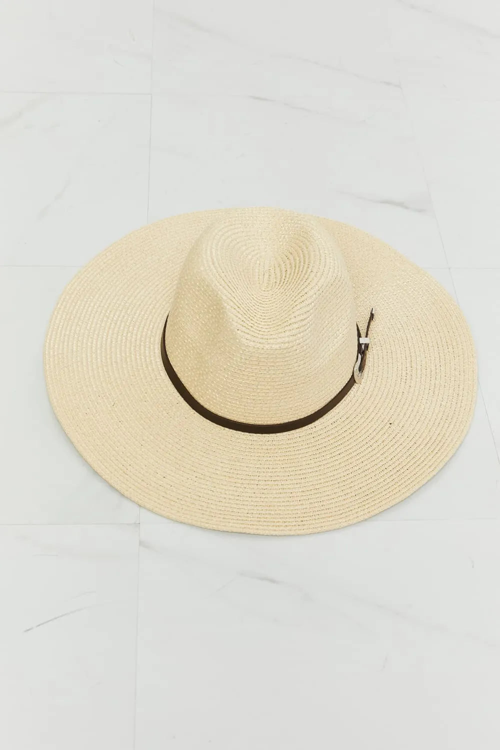 Fame Boho Summer Straw Fedora Hat - Wellen Fashion