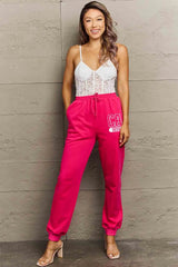 Simply Love Simply Love Full Size CA 1850 Graphic Joggers - Wellen Fashion