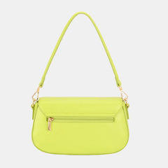 David Jones PU Leather Shoulder Bag - Wellen Fashion