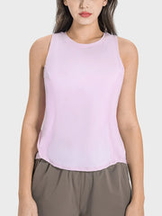 Millennia Round Neck Active Tank - Wellen Fashion