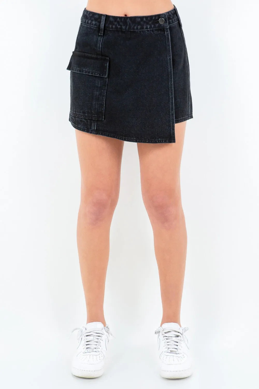 American Bazi Cargo Pocket Mini Skort - Wellen Fashion