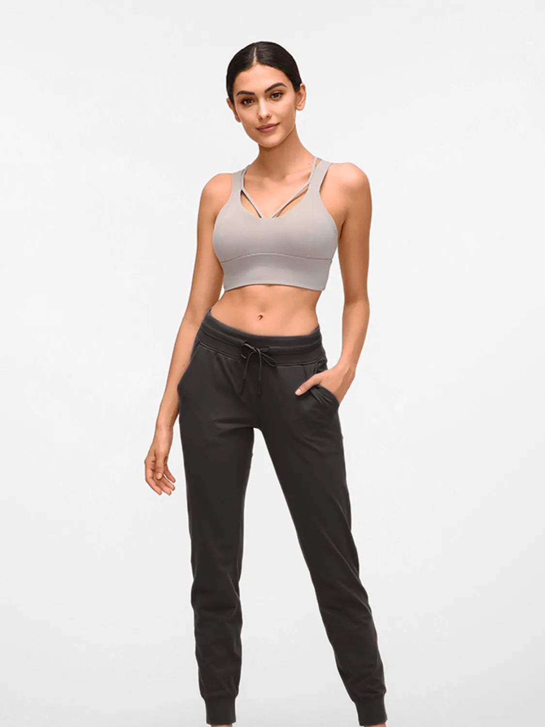 Millennia Double Take Tied Joggers with Pockets - Wellen Fashion