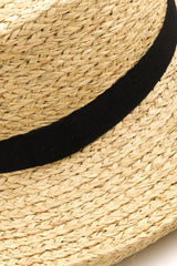 Fame Wide Brim Straw Weave Hat - Wellen Fashion