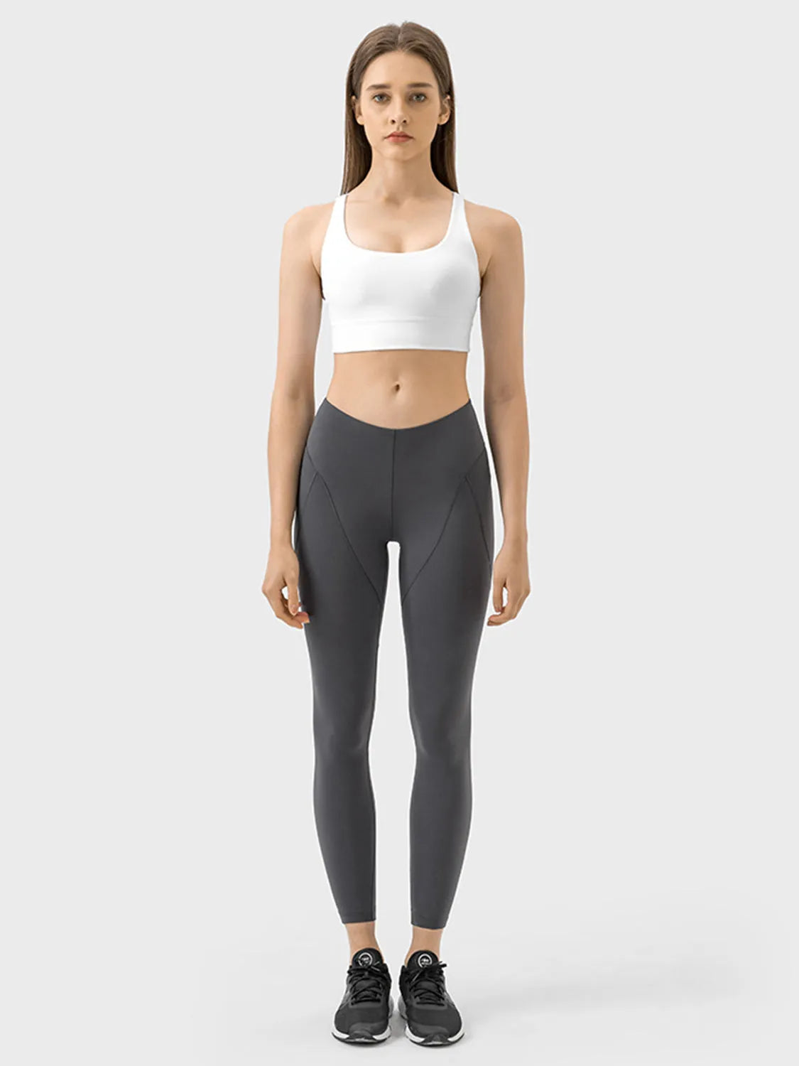 Millennia Mid-Rise Waist Active Pants - Wellen Fashion