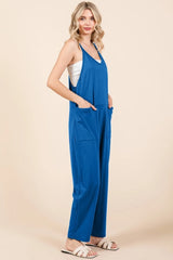 Culture Code Full Size Sleeveless Jumpsuit with Pockets - Wellen Fashion