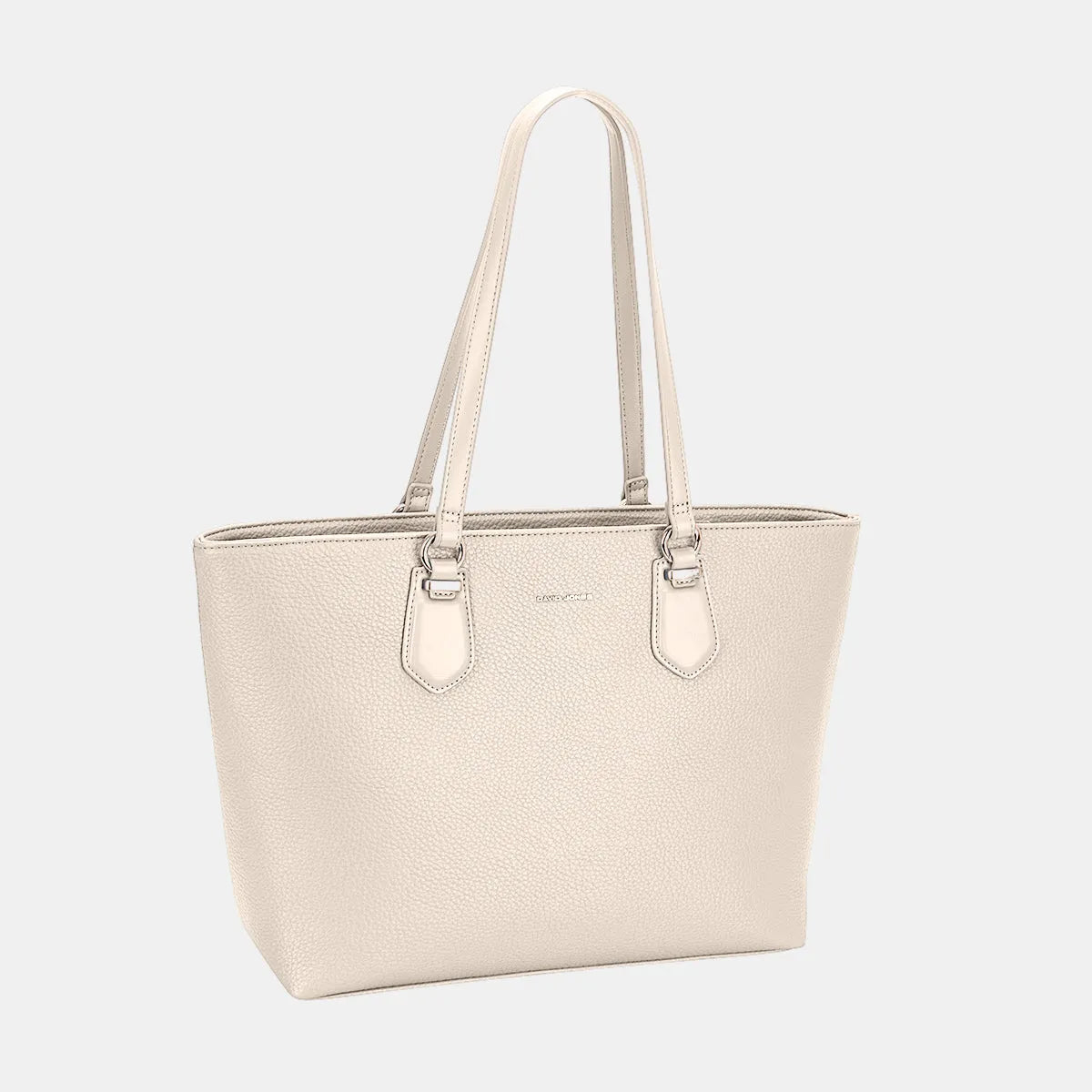 David Jones PU Leather Tote Bag - Wellen Fashion