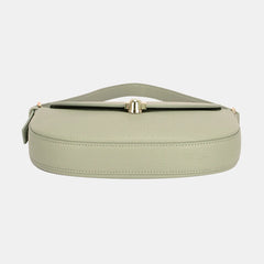 David Jones Metal Buckle Shoulder Bag - Wellen Fashion